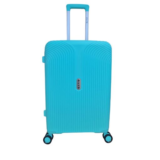 Maleta Mediana Equipaje para Viajar en avión de Bodega 4 Ruedas giratorias  360º Color Verde Agua 65x44x26cm