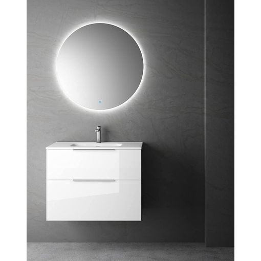 Mueble De Baño Suspendido Con Lavabo Cerámico, 2 Cajones Con Cierre  Amortiguado Y Organizador, 60 Cm - Sunset Mate Tirador Cromo Brillo con  Ofertas en Carrefour