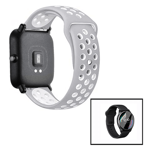 Kit De Pulsera Sportystyle + Película Hydradogel Para Amazfit Stratos 3 -  Negro / Rojo con Ofertas en Carrefour