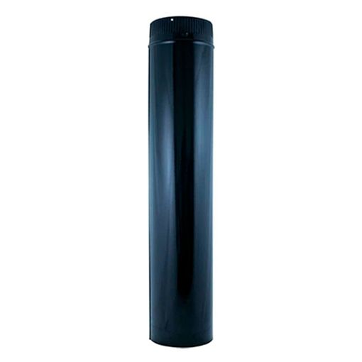 Tubo estufa 120 mm 1m | Tubo chimenea 0.5 mm | Tubo salida de humos  chimenea | Tubo vitrificado | Tubo estufa leña