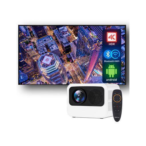 Wallace Y6 Smart Projector Android Ultrahd 4k, 9800 Lumens. High 