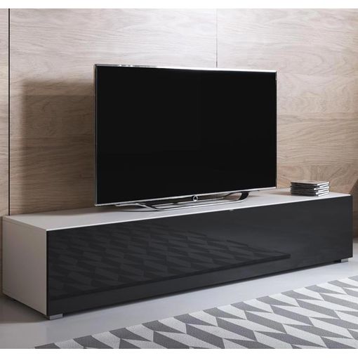 Mueble Tv Suspendido Paltamo Aglomerado 180 X 31 X 30 Cm - Roble Oscuro  [en.casa] con Ofertas en Carrefour