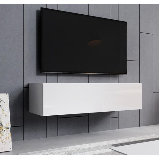 Su Mueble Tv, 120 X 29,6 X 45 Cm, Color Blanco con Ofertas en Carrefour