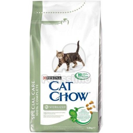 Comida húmeda para gatos Cat Chow adultos esterilizados sabor