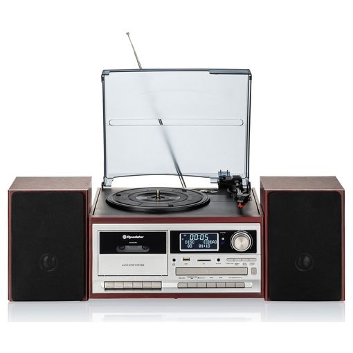 Tocadiscos De Vinilo Vintage, Acabado Madera, Radio Dab Dab+ Fm, Reproductor  Cd, Cassette, Usb Madera Roadstar Hif-8892d+bt con Ofertas en Carrefour