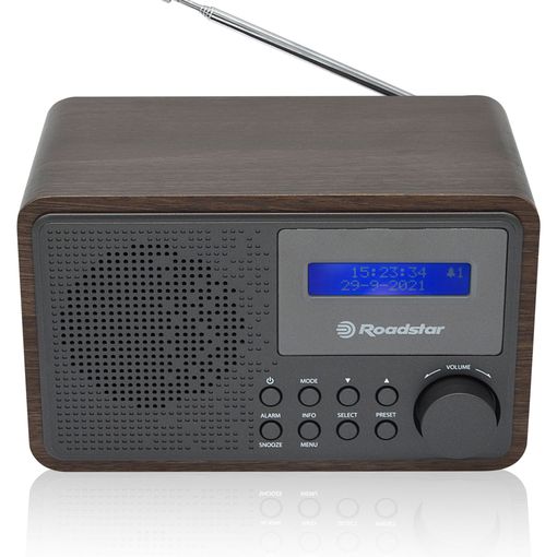 Radio Portátil Digital Vintage Dab/ Dab+/ Fm, Conectado A La Red