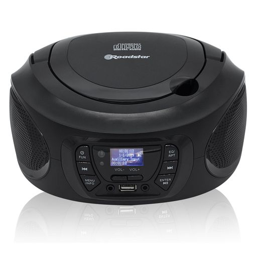 Radio Portátil Dab Dab+ Fm, Reproductor Cd-mp3, Usb, Aux-in, Mando A  Distancia, Reloj Alarma Negro Roadstar Cdr-375d+/bk con Ofertas en  Carrefour