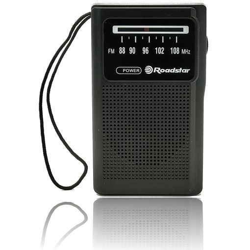 Radio Portátil Fm Analógica, Funciona A Pilas, Toma De Auriculares  Transistor Pequeño Y Ligero Negro Roadstar Tra-1230bk con Ofertas en  Carrefour