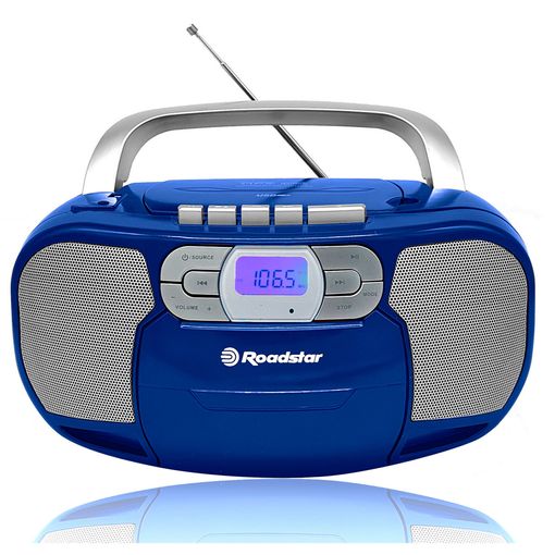 Radio Cd Portátil Cassette, Digital Pll Fm, Reproductor Cd-mp3, Usb,  Aux-in, Toma Auriculares Azul Roadstar Rcr-4635umpbl con Ofertas en  Carrefour