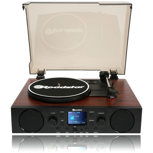 Tocadiscos De Vinilo Vintage, Acabado Madera, Radio Dab Dab+ Fm, Reproductor  Cd, Cassette, Usb Madera Roadstar Hif-8892d+bt con Ofertas en Carrefour