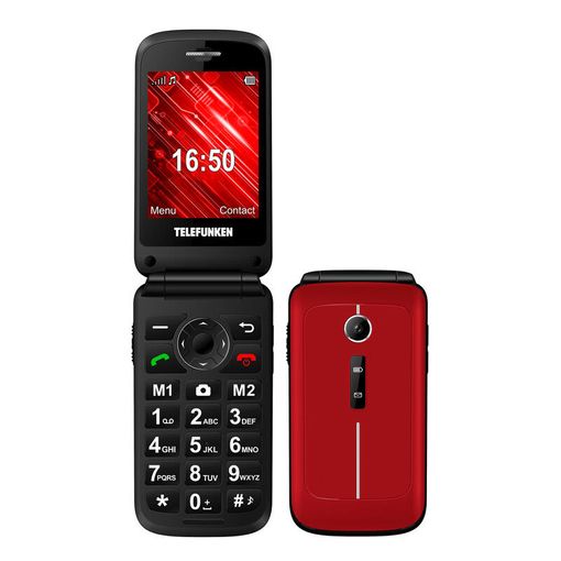 Teléfono Móvil Telefunken S450 Para Personas Mayores/ Rojo con Ofertas en  Carrefour
