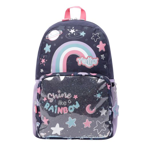 Mochila Escolar Con Ruedas Renglon Multicolor Totto 0qj con