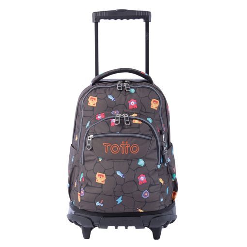 Mochila escolar con ruedas donuts - Renglones