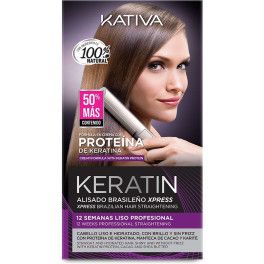 Kativa Keratin Alisado Brasileño Express Lote 3 Piezas Mujer
