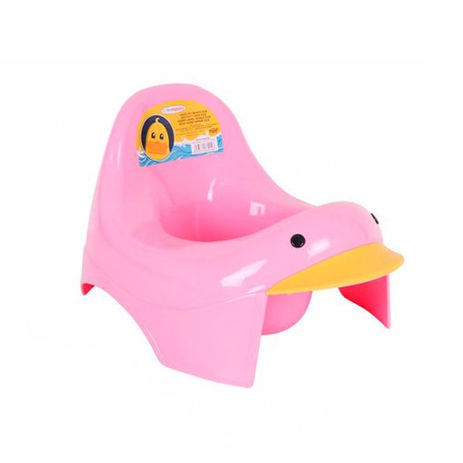 Orinal Infantil Duck For My Baby Diseño Pato Rosa