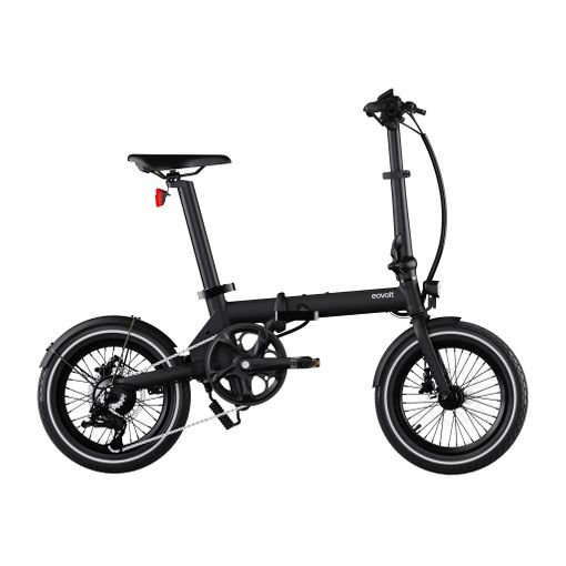 Bicicleta Plegable Electrica Eovolt Morning Negra con Ofertas en Carrefour