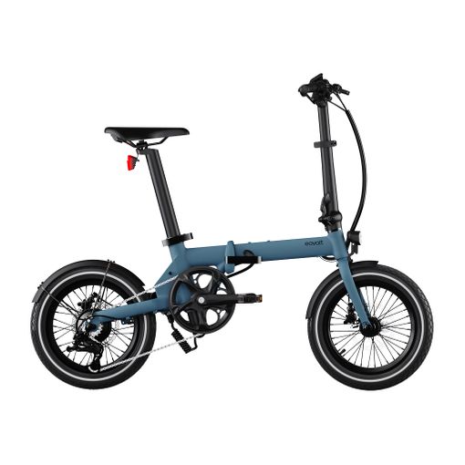Bicicleta Plegable Electrica Eovolt Morning Azul con Ofertas en Carrefour