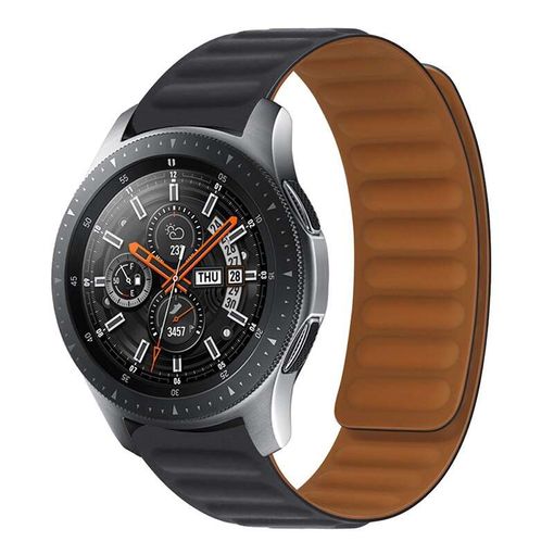 Correa para Amazfit Gtr 4 Negro y Naranja