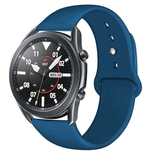 Correa Silicona Liquida Suave Para Ticwatch Pro 3 Gps Azul