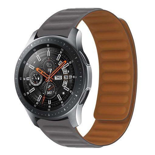 Correa De Eslabones Cierre Magnético Para Amazfit Gtr 4 Gris con