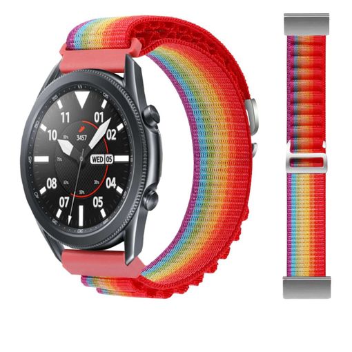 Correa Loop Alpine Para Garmin Fenix 6 Pro Solar Edition Naranja Y