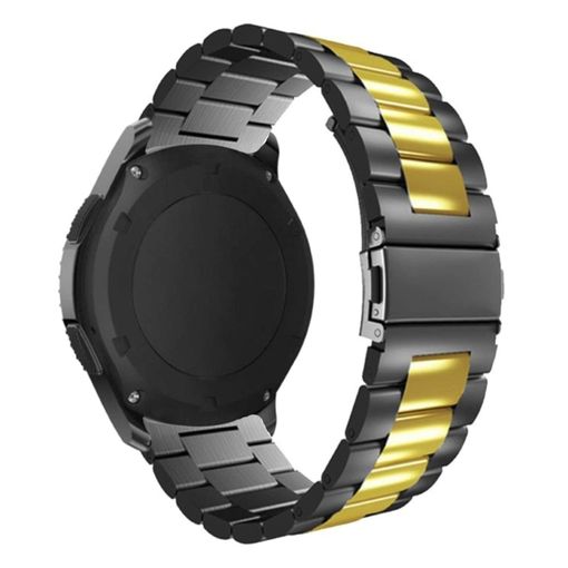 Correa Acero Inoxidable Ajustable Negro Y Oro Para Huawei Watch Gt 3 Pro  46mm con Ofertas en Carrefour