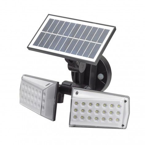 Aplique de pared LED 7,5W con sensor crepuscular y movimiento para exterior