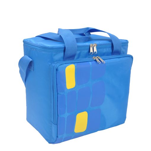 Bolsa nevera pequeña frutas azul_Mi casa