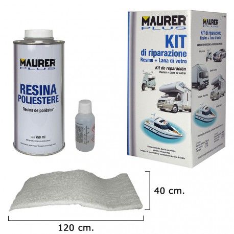 CELLOFIX KIT DE RESINA POLIESTER + FIBRA 250 GR