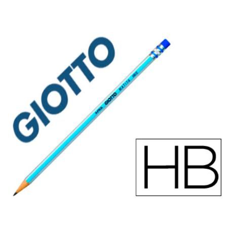 Lapices De Grafito Giotto Matita Hb Con Goma Unidad (pack De 12)
