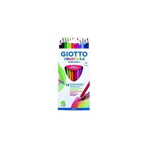 LAPICES DE COLORES ACUARELABLES GIOTTO x12 - Librería Flash