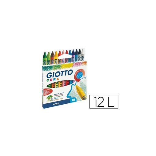 LÁPICES CERA GIOTTO BEBÉ 10 COLORES