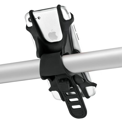 9transport Soporte De Móvil Para Bicicleta, Soporte De Silicona De Medida Universal Para Móviles De 6", 5.5" Y 4.7"