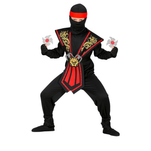 Disfraz de Ninja clásico negro para niño