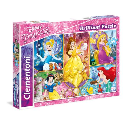 Princesas D.puzzle Efecto Diamante 104pz con Ofertas en Carrefour