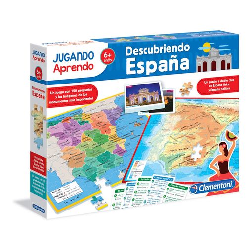 Juego Puzzle Mapa Geo Descubre España