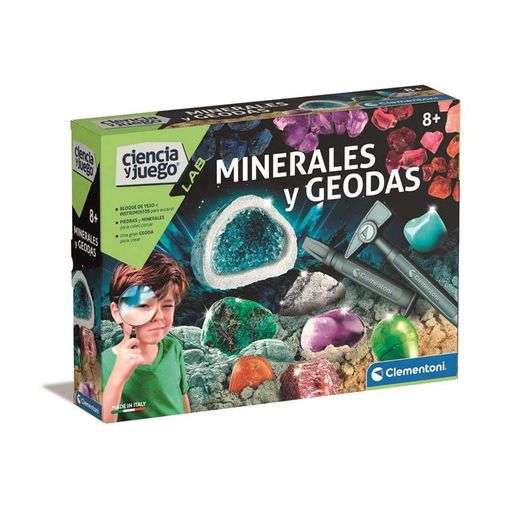 Clementoni, Minerales Y Geodas, Juego Educativo De Ciencias, Taller  Experimentos Para Hacer Cristales Y Minerales, Juguete Niños 8 Años,  Juguete En