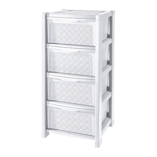 Cajonera Transparente Modular Plástico 4 Cajones 23x17x11cm con Ofertas en  Carrefour