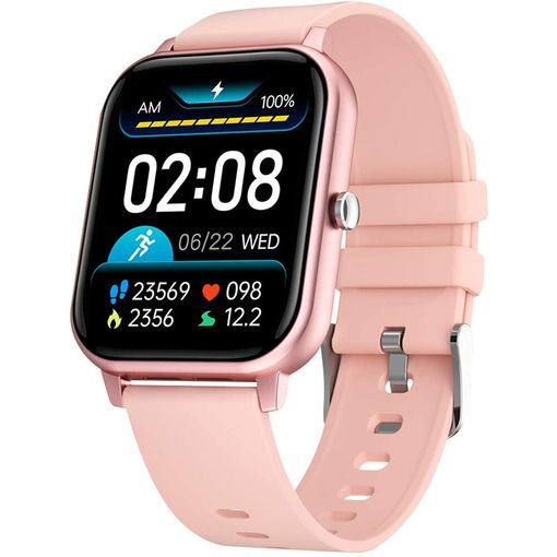 KSIX Reloj Smartwatch URBAN3 Rosa Ritmo Cardiaco,Calorias,Monitor