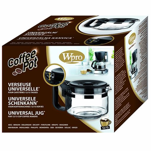 Jarra Cafetera Universal 12 Tazas Con Asa Y Tapa