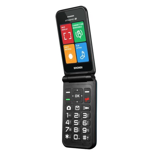 Telefono Brondi Vintage 20 - Negro con Ofertas en Carrefour