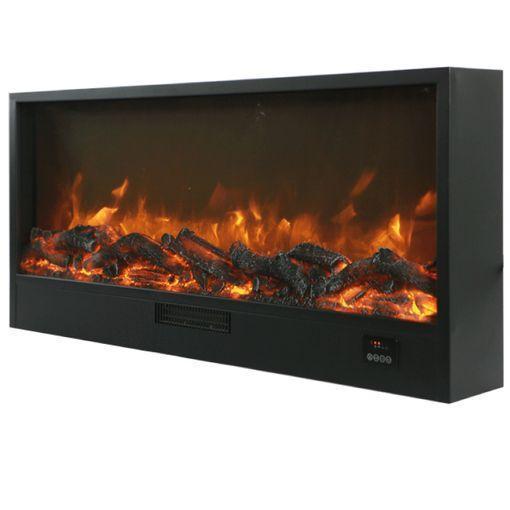 Chimenea Electrica Empotrada 108m Sined Caminetto Ispica Negro con Ofertas  en Carrefour