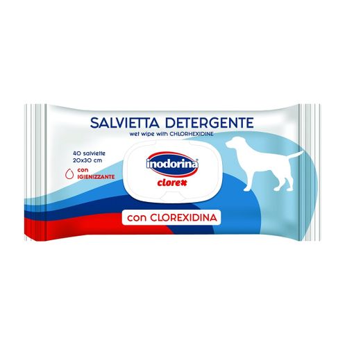 Toallitas Higiene Perro/Gato Clorhexidina 40 Ud