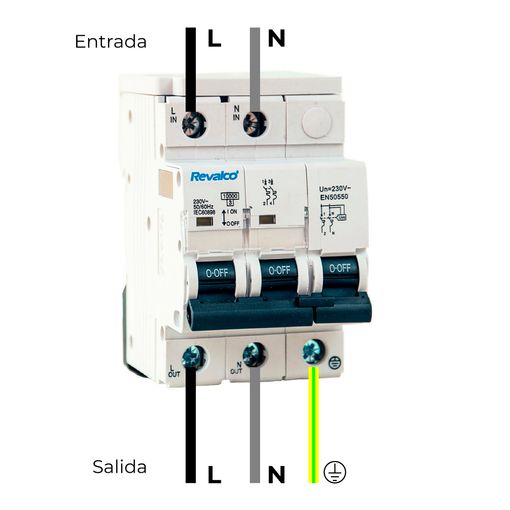 IGA 2P 25A C 10KA PROTECTOR DE SOBRETENSION PERMANENTE SEGUN