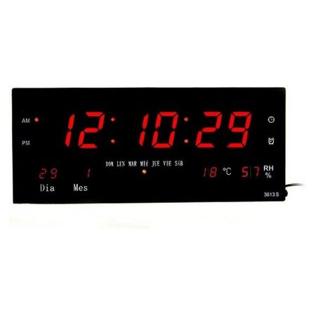 Reloj De Mesa Digital Con Alarma