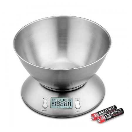 Báscula De Cocina Inteligente Bluetooth Con App, Precisión 1g, Hasta 5 Kg,  Acero Inoxidable Plata Proficook Kw 11158 con Ofertas en Carrefour