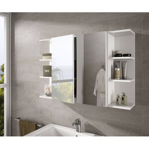 Mueble Rinconera Para Cuarto De Baño Con Cuatro Baldas, Para