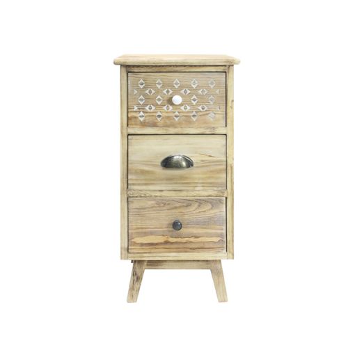 Cajonera Estrecha Boho Shabby De Madera 4 Cajones Dormitorio Rebecca Mobili  con Ofertas en Carrefour