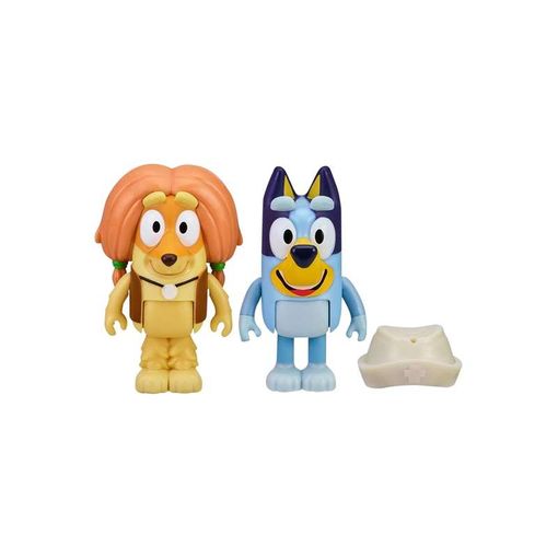 Figura Bluey 6 Cm Pack 2 Figuras 4 Mod. Sdos. (famosa - Bly00000