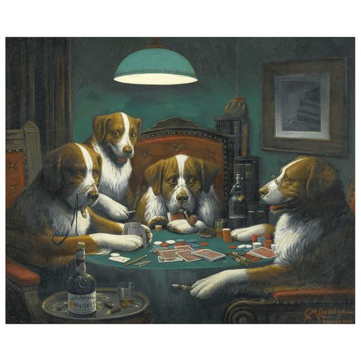 Cuadro Metálico - Poker